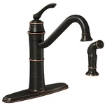Moen Wetherly Series 87999BRB Kitchen Faucet, 1.5 Gpm, 1-HANDLE, Stainless Steel. Fixed Price $231.06.