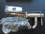 Glacier Bay Single Handle Bathroom Faucet Euro Style 4INCH Model # 67269-7001. Fixed Price $18.00.