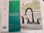 Peerless Parkwood P2835LF-BL Two Handle Kitchen Faucet & Sprayer Matte Black Box. Fixed Price $32.99.