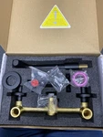 Boyel BLWF0114-2MB Wall Mount Faucet, Double Handle Matte Black With Valve.. Fixed Price $78.99.