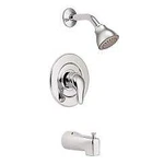 Moen Flara One Handle Bathtub & Shower Faucet Trim Only, Polished Chrome. Fixed Price $110.92.