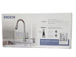 Moen Birchfield Single-handle Pull-down Sprayer Kitchen Faucet Stainless. Fixed Price $107.76.