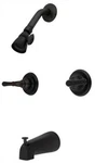 Kingston Brass KB245 Twin Handles Tub-shower Faucet Oil Rubbed Bronze Finish. Fixed Price $61.75.