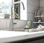 Ikea * Almaren Kitchen Faucet Brickstad Stainless Steel Lever Bar Sink Handle. Fixed Price $54.99.
