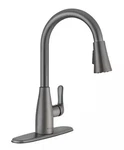 Glacier Bay Mckenna 1-HANDLE Pull-down Sprayer Kitchen Faucet Black Stainless. Fixed Price $49.95.
