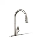 Kohler Leto R31548-VS Pull-down Kitchen Faucet Vibrant Stainless. Fixed Price $110.00.