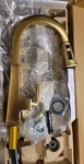 Kohler 23830-2MB Riff Single Hole Pull Down Kitchen Faucet Brushed Moderne Brass. Fixed Price $399.00.