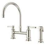 Pfister LG31-TDD Port Haven Bridge Kitchen Faucet With Ss. Fixed Price $672.25.