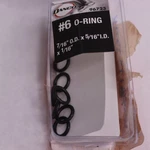 (7-PK) Danco Faucet O-ring # Rubber Black 7/16 Od X 5/16 Id 1/16 96723. Fixed Price $28.90.