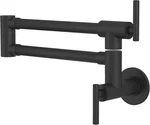 Pot Filler Faucet Matte Black Wall Mount Folding Over Stove Double Joint Swing. Fixed Price $96.59.