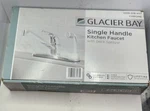 Glacier Bay HD67103W-1801 Single Handle Kitchen Faucet With Deck Sprayer Chrome. Fixed Price $34.88.