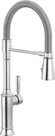 Delta 9684-DST Renaldi 1.8 Gpm Hole Pre-rinse Kitchen Faucet Lumicoat Chrome. Fixed Price $493.50.
