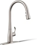 596-VS Simplice Kitchen Sink Faucets With Pull Down Sprayer, 3-SPRAY Design, Vib. Fixed Price $511.99.