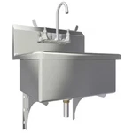 Sani-lav 531F Scrub Sink 22 X 16 1/2 In, 1, 2, Wall Mount, 14 Ga. 304. Fixed Price $1625.99.