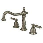 Kingston Brass KS1978TL Heritage Widespread Lavatory Faucet, Satin Nickel. Fixed Price $215.95.
