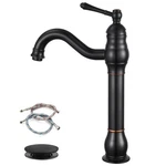 Gotonovo Single Handle Vessel Sink Faucet 32.5CM(12.8INCH), Oil Rubbed Bronze. Fixed Price $108.90.
