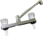 Ultra 8" Two Handle Kitchen Satin Nickel Finish Home. Fixed Price $29.95.