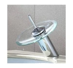 The Fresca Bath Single Handle Glass Waterfall Faucet. Fixed Price $30.00.