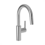 Newport Brass 1500-5223/26 East Linear Prep/bar Pull Down Faucet Polished Chrome. Fixed Price $1075.20.