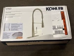 Kohler Vind Semi-professional Pull-down Kitchen Sink Faucet Stainless Steel. Fixed Price $80.00.