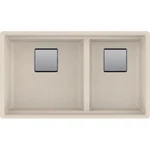 Franke PKG160LD-CHA Peak Granite Undermount Double Bowl Kitchen Sink Champagne. Fixed Price $289.99.