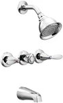 New Moen 82663 Adler 3-HANDLE Tub & Shower Faucet Chrome 5481742. Fixed Price $119.95.