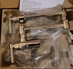 Brizo 62843LF-PN Litze Wall Mounted Pot Filler Polished Nickel Knurled Handles. Fixed Price $525.00.