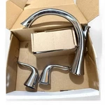 Delta T2738 Chrome Lahara Two Handle Deck Mounted Roman Tub Filler Trim Nob. Fixed Price $58.61.