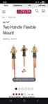 Roman Tub Universal Deck Mount Faucet Rough-in Kit Valve Set Delta R2707 Bath. Fixed Price $45.00.