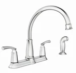 Moen Bexley 87403 High Arc Kitchen Faucet With Side Sprayer In Chrome. Fixed Price $84.99.