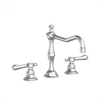 Newport Brass 972/26 Chesterfield Kitchen Faucet Polished Chrome. Fixed Price $981.40.