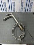 Hansgrohe Brushed Nickel Single Hole 10 Tall Bathroom Faucet. Fixed Price $69.50.