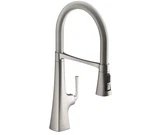 Kohler K-22061-VS Graze Pull-down Kitchen Faucet Vibrant Stainless Steel. Fixed Price $549.99.