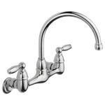 Peerless Claymore: Two Handle Wall Mounted -certified Refurbished. Fixed Price $59.00.