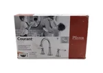 Pfister Courant 8 Widespread Bathroom Faucet Chrome With White Handles. Fixed Price $52.32.