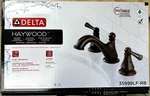 Delta Haywood Oil Rubbed Bronze Widespread 3-HOLE Bathroom Faucet W/ Drain New!. Fixed Price $139.95.