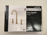 Glacier Bay Dorind 8 In. Widespread 2-HANDLE Bathroom Faucet Brushed Nickel. Fixed Price $39.97.