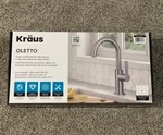 Kraus Oletto KPF-2822SFS Single Handle Bar & Prep Kitchen Faucet Stainless Steel. Fixed Price $99.89.