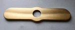 Hansgrohe 04797250 Joleena 10" Escutcheon Plate, Brushed Gold Optic. Fixed Price $32.97.