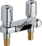 Chicago Faucets 802-765ABCP Hot And Cold Water Metering Sink New Box. Fixed Price $169.00.