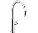 Delta 19867LF Kitchen Faucet 1-HANDLE Pull-down Chrome Magnatite Docking. Fixed Price $256.98.