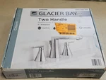 Glacier Bay Chianti Widespread 2-HANDLE Bathroom Faucet In Chrome 1008 089 088. Fixed Price $39.95.