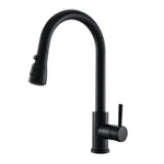 Rv Camper Kitchen Faucet - Black Pull Down Sprayer Single Hole GM1107B. Fixed Price $59.99.
