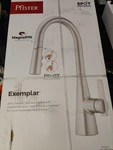 Pfister Exemplar 1-HANDLE Pull Down Sprayer Kitchen Faucet Stainless Steel. Fixed Price $135.99.