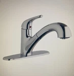 Elkay LK5000 Everyday 1.5 Gpm Hole Pull Out Kitchen Faucet - Chrome. Fixed Price $59.95.