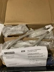 Delta D35769LF-SP Alux Two Handle Spotshield Brushed Nickel Faucet Read. Fixed Price $75.00.