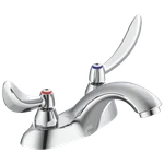 Delta 21C144 Two Handle Centerset Lavatory Faucet Less Pop-up Chrome. Fixed Price $867.19.