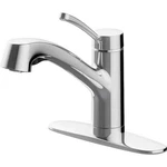 Glacier Bay Mckenna 1 Handle Kitchen Faucet Pull Out Spray Polished Chrome. Fixed Price $36.92.