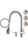 Dayone Kitchen Fuacet With Soap Dispenser. Fixed Price $21.00.