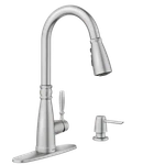Moen 87162SRS Boman One Handle Pull-down Kitchen Faucet Spot Resist Stainless. Fixed Price $149.99.